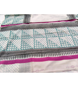 Pedalloom Block Printed Cotton Sarees