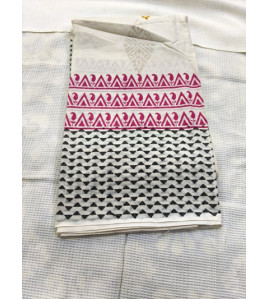 Pedalloom Block Printed Cotton Sarees