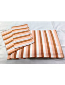 BEDSHEET STRIPE 90X108 2 PILLOW COVER