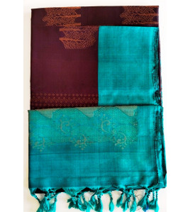 SOFT SILK SAREE WITH BLOUSE