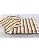 BEDSHEET STRIPE 90X108 2 PILLOW COVER