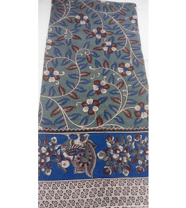 KALAMKARI PRINTED COTTON SAREE