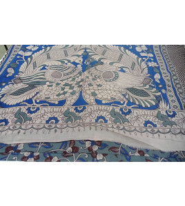 KALAMKARI PRINTED COTTON SAREE