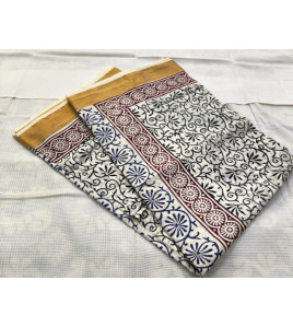 PL Saree Kerala Hand Block Printing