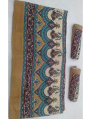 BEDSHEET JAIPUR PRINTED 90X108 2 PILLOW COVER
