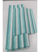 BEDSHEET STRIPE 90X108 2 PILLOW COVER