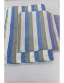 BEDSHEET STRIPE 90X108 2 PILLOW COVER