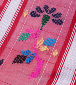 SAREES TIRUNELVELI RAYONxCOTTON Mix CHEDI BUTTA 550 cms SLNC