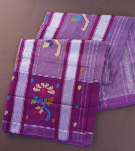 SAREES TIRUNELVELI RAYONxCOTTON Mix CHEDI BUTTA 550 cms SLNC