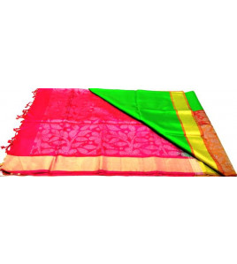 SOFT SILK SAREE WITH BLOUSE