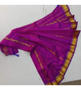 THIRUBHUVANAM HF ZARI SILK SAREE 550 MTS