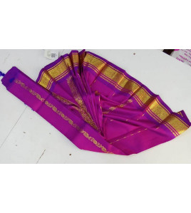 THIRUBHUVANAM HF ZARI SILK SAREE 550 MTS
