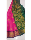 THIRUBHUVANAM HF ZARI SILK SAREE 550 MTS
