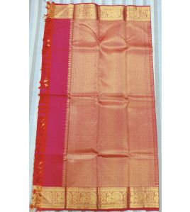 ARNI SILK HALF FINE ZARI SAREE WITH BLOUSE