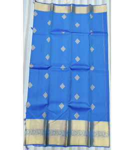 ARNI SILK HALF FINE ZARI SAREE WITH BLOUSE