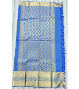 ARNI SILK HALF FINE ZARI SAREE WITH BLOUSE