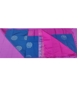 SOFT SILK SAREE WITH BLOUSE