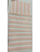 BEDSHEET STRIPE 60X90 2 PILLOW COVER