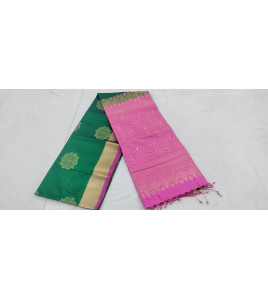SOFT SILK SAREE WITH BLOUSE