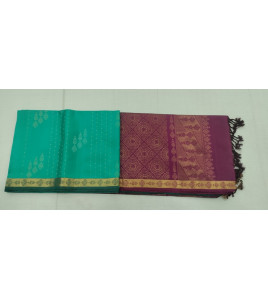 SOFT SILK SAREE WITH BLOUSE