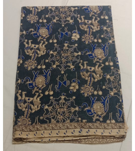 KALAMKARI PRINTED COTTON SAREE