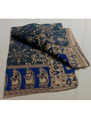 KALAMKARI PRINTED COTTON SAREE