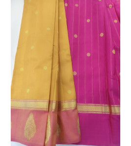 ARNI SILK HALF FINE ZARI SAREE WITH BLOUSE