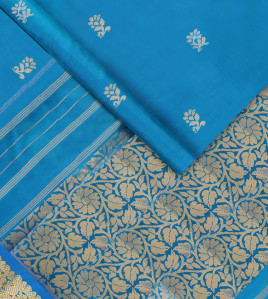 Thirubhuvanam Pure Zari Silk Saree 5 50 mts