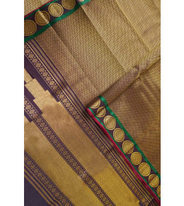 ARNI SILK HALF FINE ZARI SAREE WITH BLOUSE
