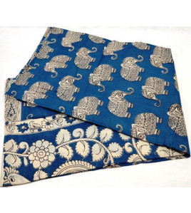 KALAMKARI PRINTED COTTON SAREE