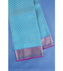 ARNI SILK HALF FINE ZARI SAREE WITH BLOUSE