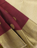 ARNI SILK HALF FINE ZARI SAREE WITH BLOUSE