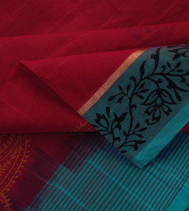 SALEM BLOCK PRINT COTTON SAREES