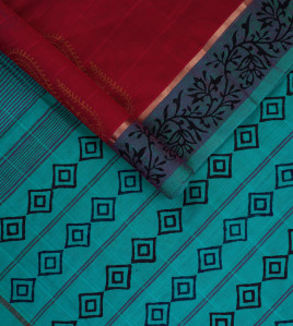 SALEM BLOCK PRINT COTTON SAREES