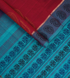 SALEM BLOCK PRINT COTTON SAREES