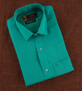 PL COTTON XLINEN DYED READYMADE SHIRT 44 FS