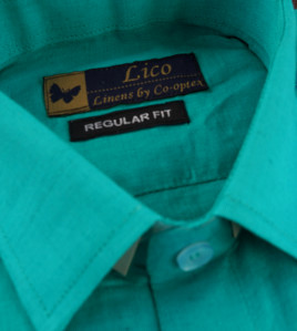PL COTTON XLINEN DYED READYMADE SHIRT 44 FS