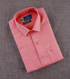 PL COTTON XLINEN DYED READYMADE SHIRT 44 FS