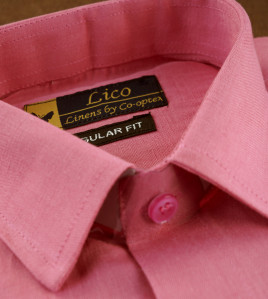 PL COTTON XLINEN DYED READYMADE SHIRT 44 FS