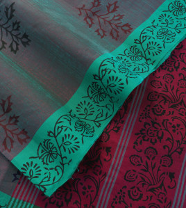 SALEM BLOCK PRINT COTTON SAREES