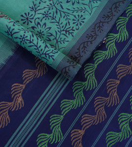 SALEM BLOCK PRINT COTTON SAREES