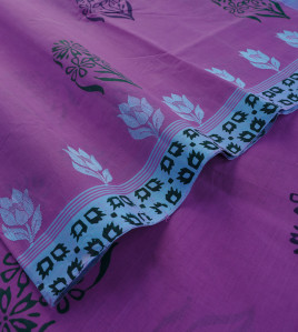 SALEM BLOCK PRINT COTTON SAREES
