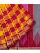 THIRUBHUVANAM PURE ZARI SILK SAREE 550MTS