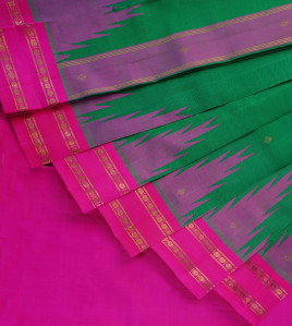 THIRUBHUVANAM PURE ZARI SILK SAREE 550MTS