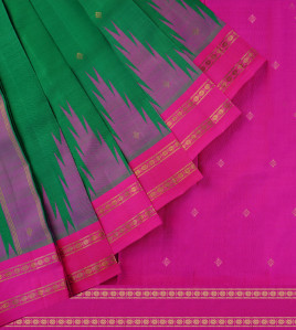 THIRUBHUVANAM PURE ZARI SILK SAREE 550MTS