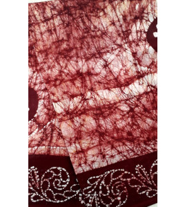 PL COTTON SAREES WITH SOLID WAX CRACK DESIGNS