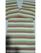 BEDSHEET STRIPE 90X108 2 PILLOW COVER