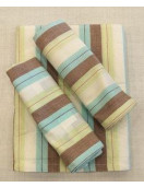 BEDSHEET STRIPE 72X100 2 PILLOW COVER