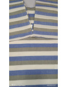 BEDSHEET STRIPE 90X108 2 PILLOW COVER