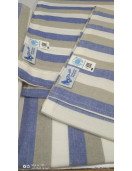 BEDSHEET STRIPE 90X108 2 PILLOW COVER